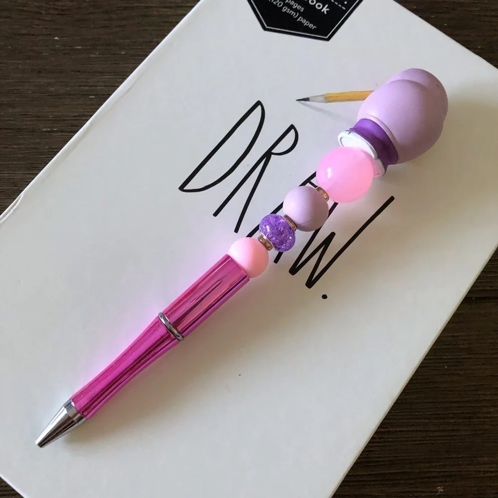 Disney Doorables: Inside Out: Embarrassment handmade beaded pen